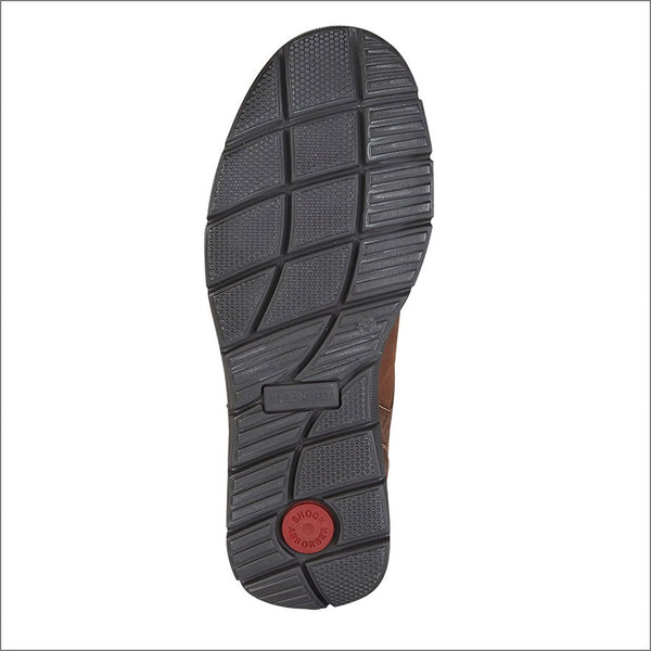 Brown Nubuck Leather Walking Shoe.