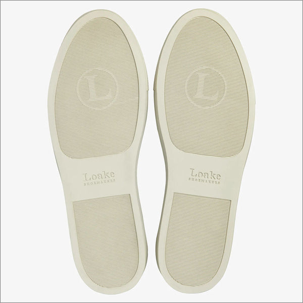 Loake Rush Black Leather and Suede Trainer Size 43*