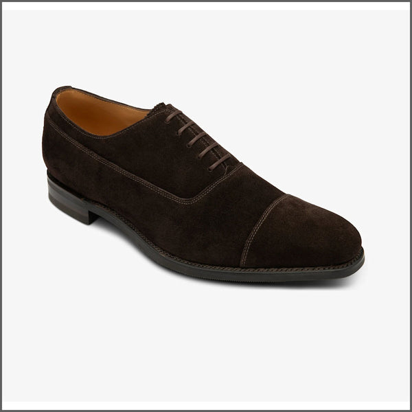 Loake Truman Dark Brown Suede=