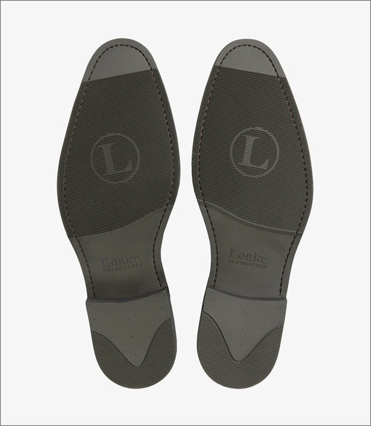 Loake Imperial Dark Brown Grain Leather Penny Loafer F Fittingª