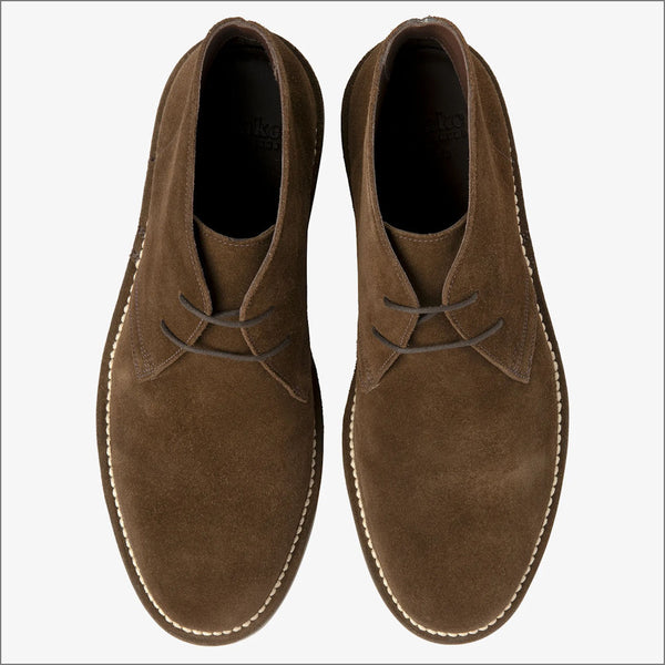Loake Sahara  Brown Suede Boot=