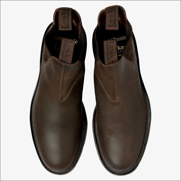 Loake Tintagel Brown Rough-Out Suede Bootª