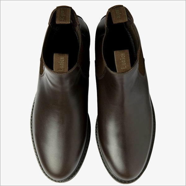 Loake Ducksworth Dark Brown Leather=