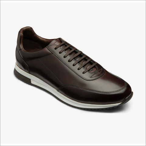 Loake Bannister Dark Brown Trainer=