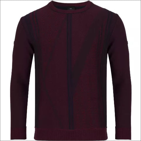 Prestige Wine Pattern Crew Neckº