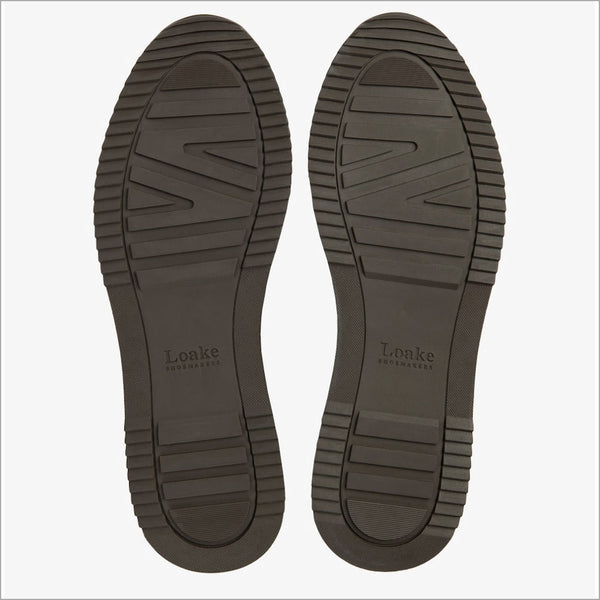 Loake Bannister Dark Brown Trainer=