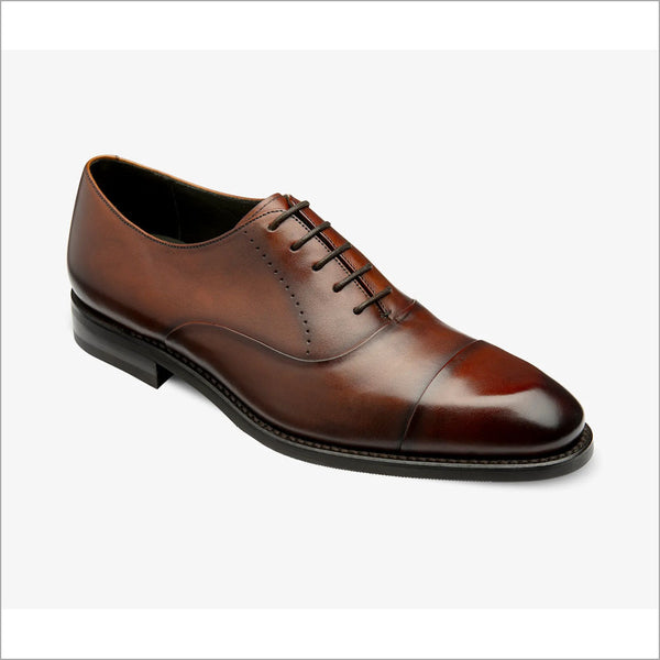 Loake phoenix Scotch Patina Leather toe-cap=