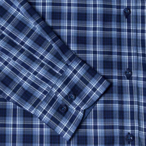 Giovanni Blue check LS shirtª