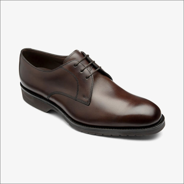Loake Orsan Dark Brown Leather Shoe G Fit=