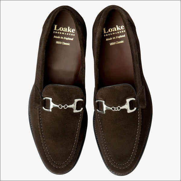 Loake Kensington Dark Brown suedeº