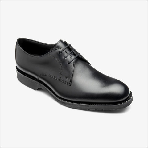 Loake Orsan Black Leather Shoe G Fit=