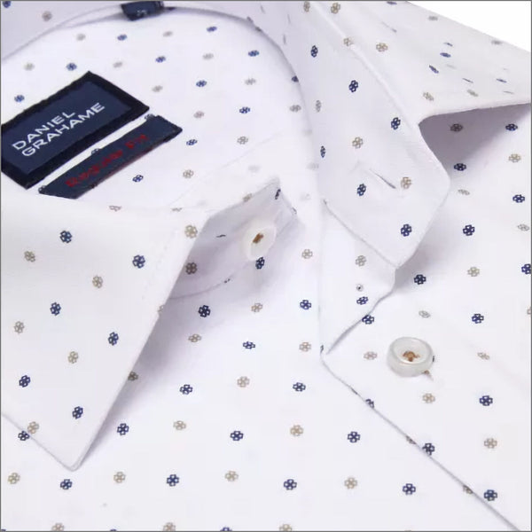 Daniel Grahame Sand and White LS Shirtª