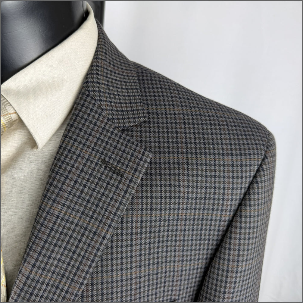 Multi Check Coat Wellington Brown Multi Check City Jacket