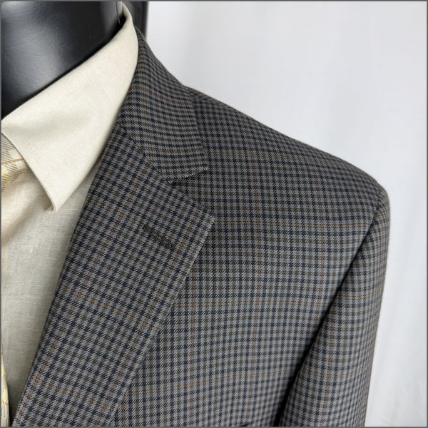 Wellington Brown Multi Check City Jacket"