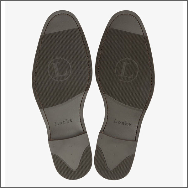 Loake Truman Dark Brown Suede=