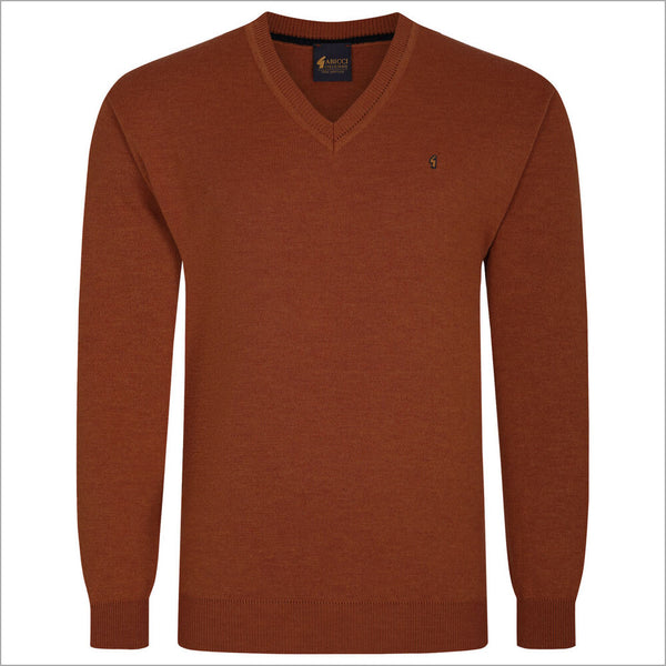 Gabicci K01 Rust V Neck--