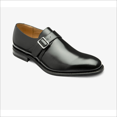 Loake 357 premium Black Calf Leather monk shoe=