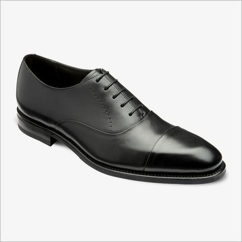 Loake phoenix Black Leather toe-cap=