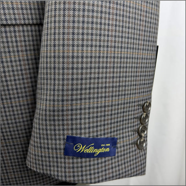 Wellington Brown Multi Check City Jacket"