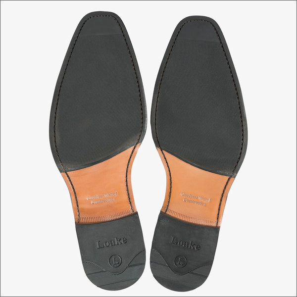 Loake Jefferson Brown Suede Loafer=