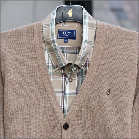 Gabicci Cardigan K02 Granola Wool Blended Cardigan@