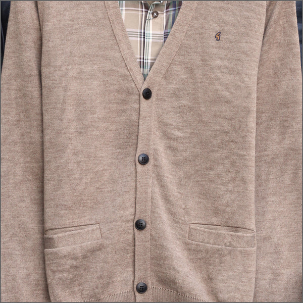 Gabicci Cardigan K02 Granola Wool Blended Cardigan@