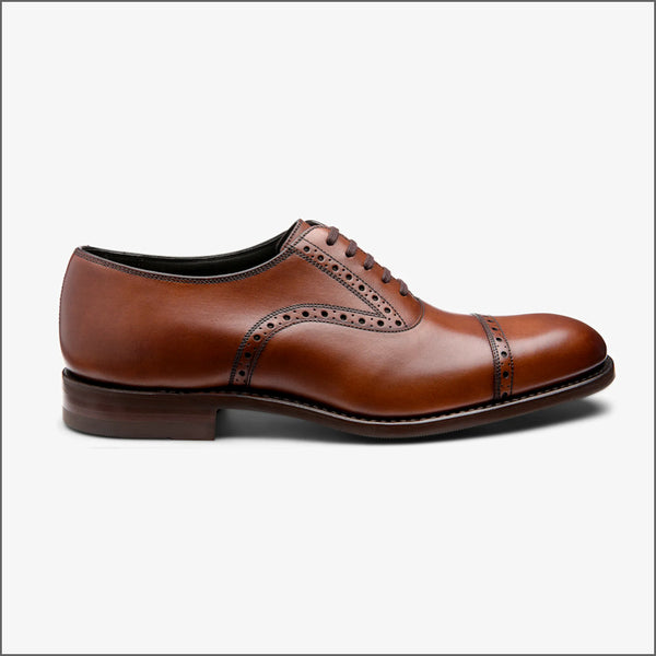 Loake Keller Cedar Calf Leather semi-brogue~