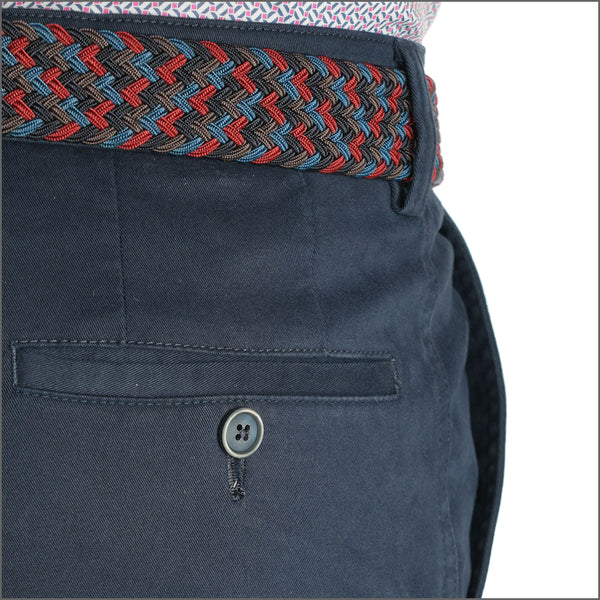 Gurteen Ladbrook Autumn Stretch Cotton Navy Chino Trouser,
