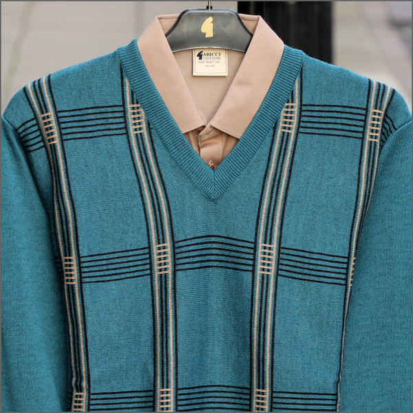 Gabicci M05 Teal V Neck*