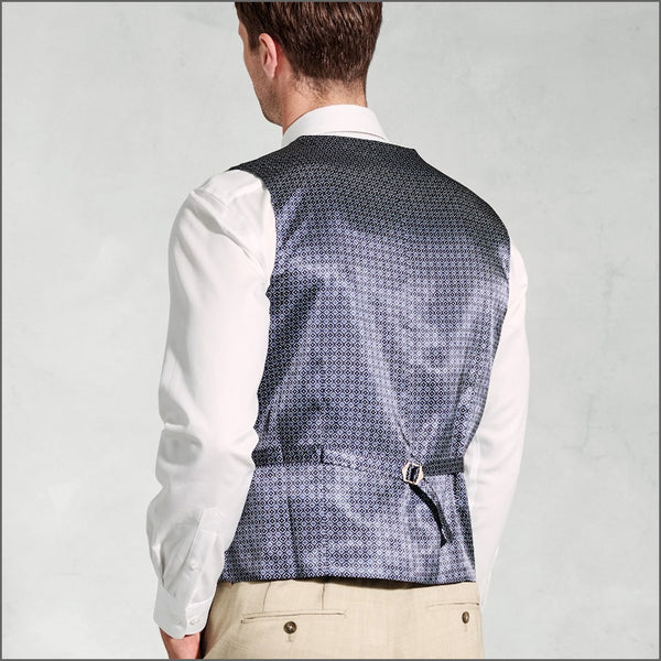 Brook Taverner McKellen McKellen Natural Linen Blend Suit Waistcoat.