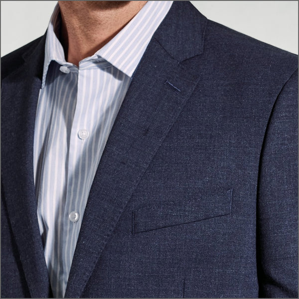 Brook Taverner McKellen Navy Linen Blend Suit - Waistcoat Optional.