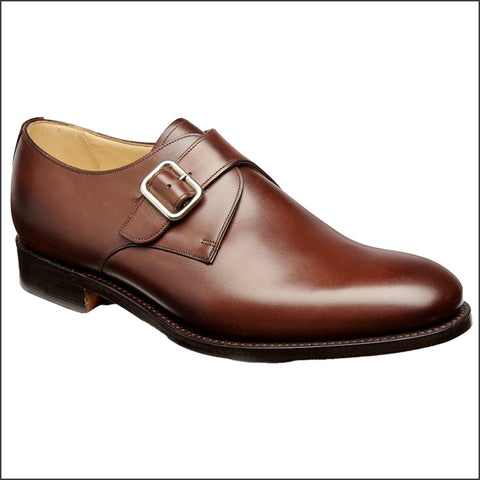 Barker Northcote Ebony Calf Monk Strapº
