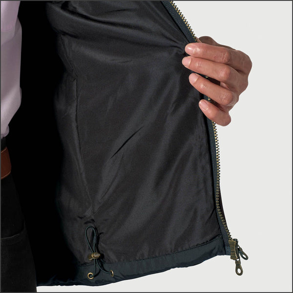 Brook Taverner Orlando Black Quilted Puffer Jacket Casual*