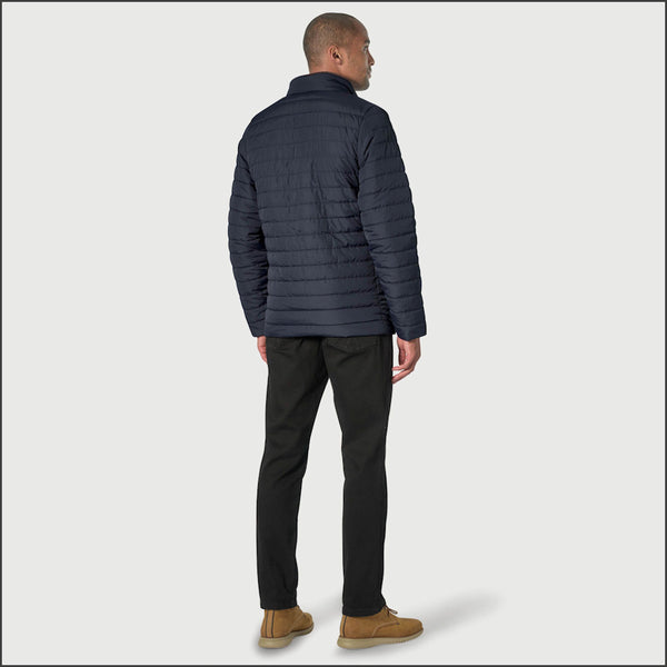 Brook Taverner Orlando Navy Quilted Puffer Jacket Casual*