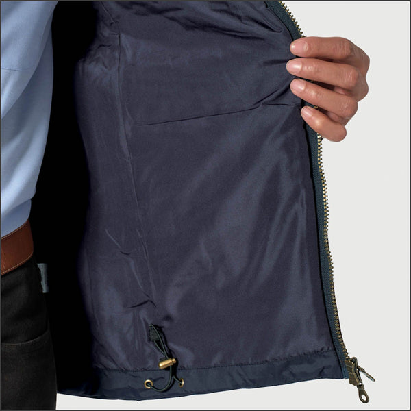 Brook Taverner Orlando Navy Quilted Puffer Jacket Casual*