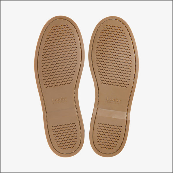 Loake Padstow Brown Waxy Leather Boat Shoe*