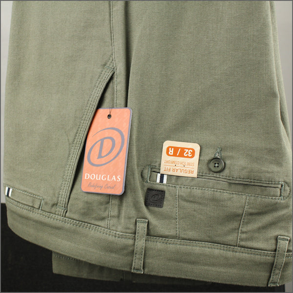 Douglas Preston Olive Green Chinos~