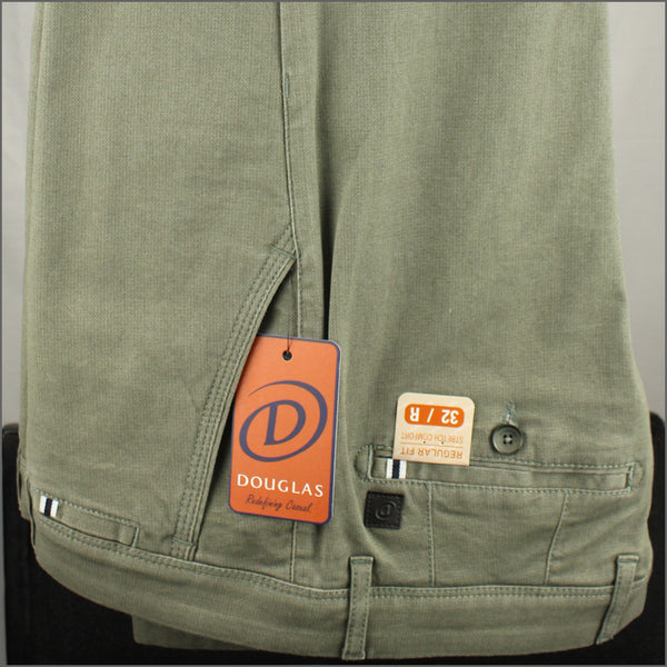 Douglas Preston Olive Green Chinos~