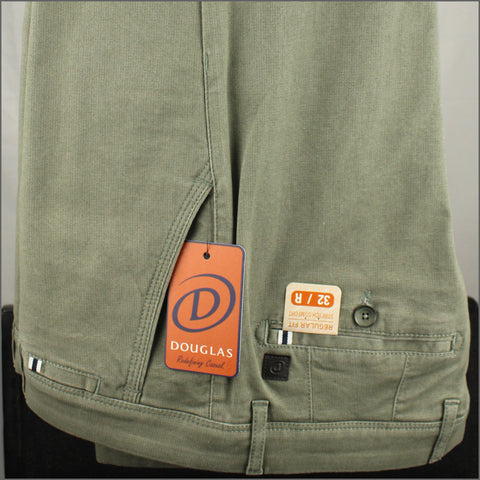 Douglas Preston Olive Green Chinos~