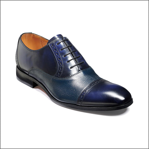 Barker Ramsgate - Navy Hi Shine Navy Deer.