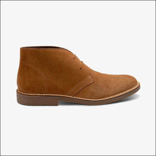 Loake Sahara Chestnut Brown Suede Boot~