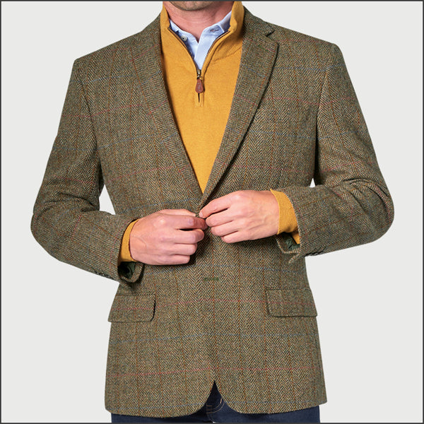 Brook Taverner Stromay Harris Tweed Jacket*