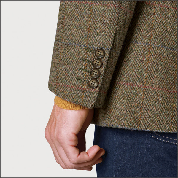 Brook Taverner Stromay Harris Tweed Jacket*