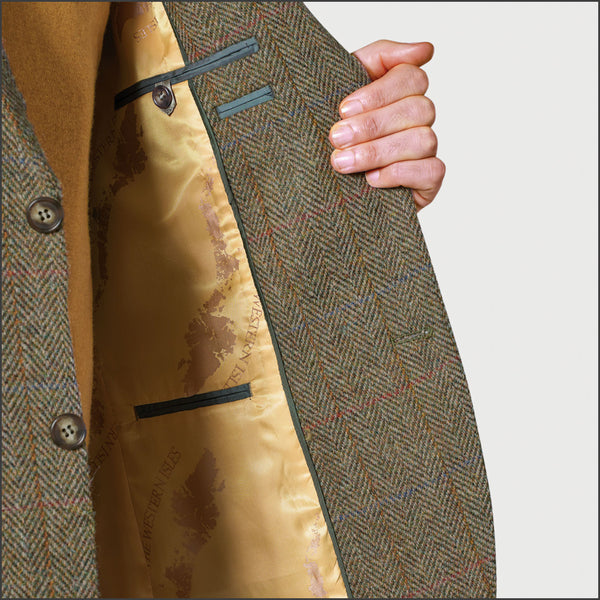 Brook Taverner Stromay Harris Tweed Jacket*