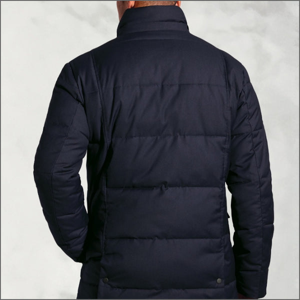 Brook Taverner Swanson Navy Water Repellent Padded Parka*