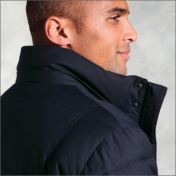 Brook Taverner Swanson Navy Water Repellent Padded Parka*