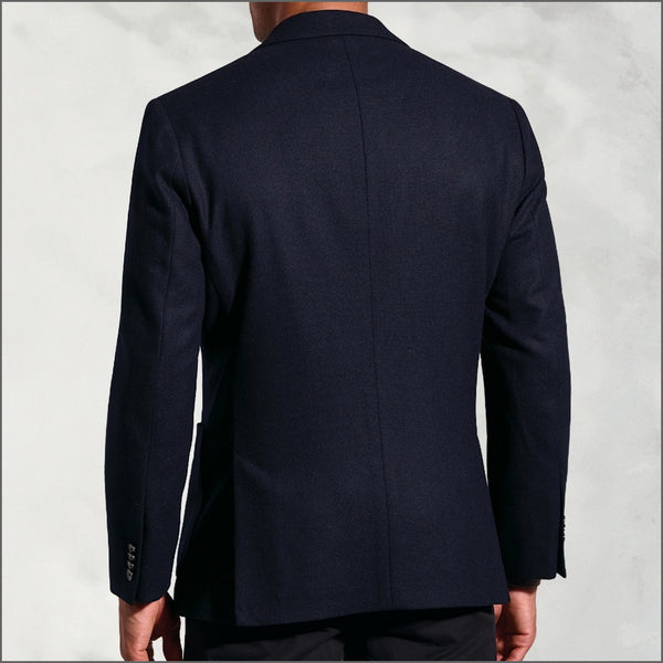 Brook Taverner Tailored Fit Wiggins Navy Italian Wool Jacket^^