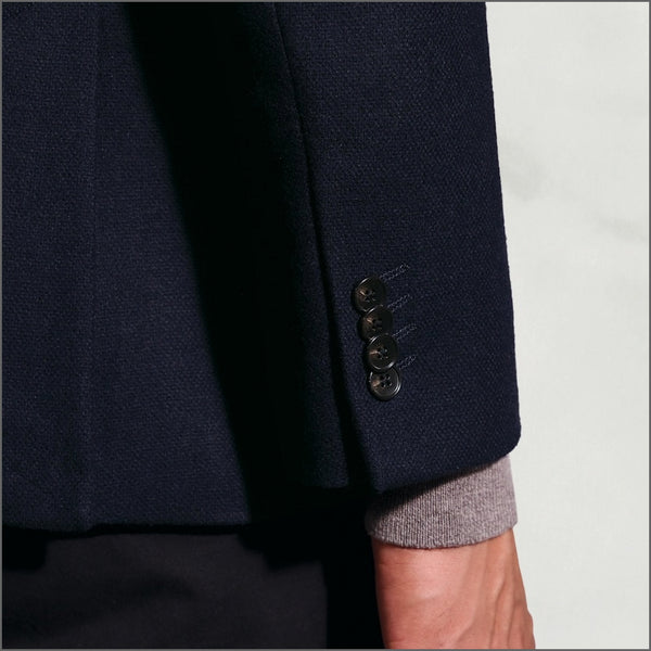 Brook Taverner Tailored Fit Wiggins Navy Italian Wool Jacket^^