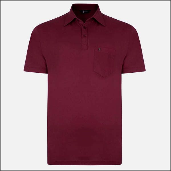 Gabicci Z05 Berry Jersey Polo=