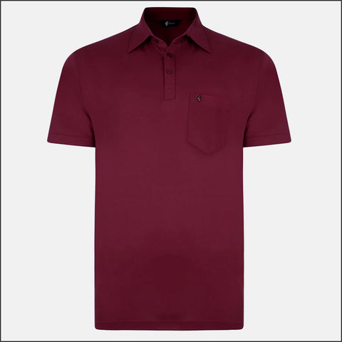 Gabicci Z05 Berry Jersey Polo=